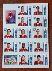 2011-12 Panini UCL Champions League AC Milan Team Lot 14 Zlatan Ibrahimovic Pato