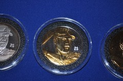Mark McGwire Highland Mint .999 Fine Silver 24K Gold Baseball Coin set of 3 COA