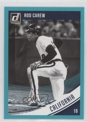 2018 Donruss Variations Teal Border /199 Rod Carew (Black & White) #123 HOF z7j