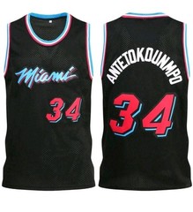 CUSTOM UNSIGNED Miami Vice City Edition Jersey Black Mens XL #34 Stitched