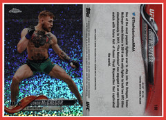 2018 Topps Chrome UFC Conor McGregor Diamond Refractor SSP Never Graded