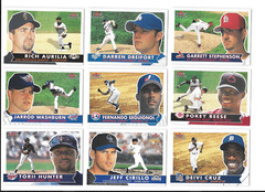 2001 Fleer Tradition Baseball Trading Cards / Choose #s 201 – 450 / mb33
