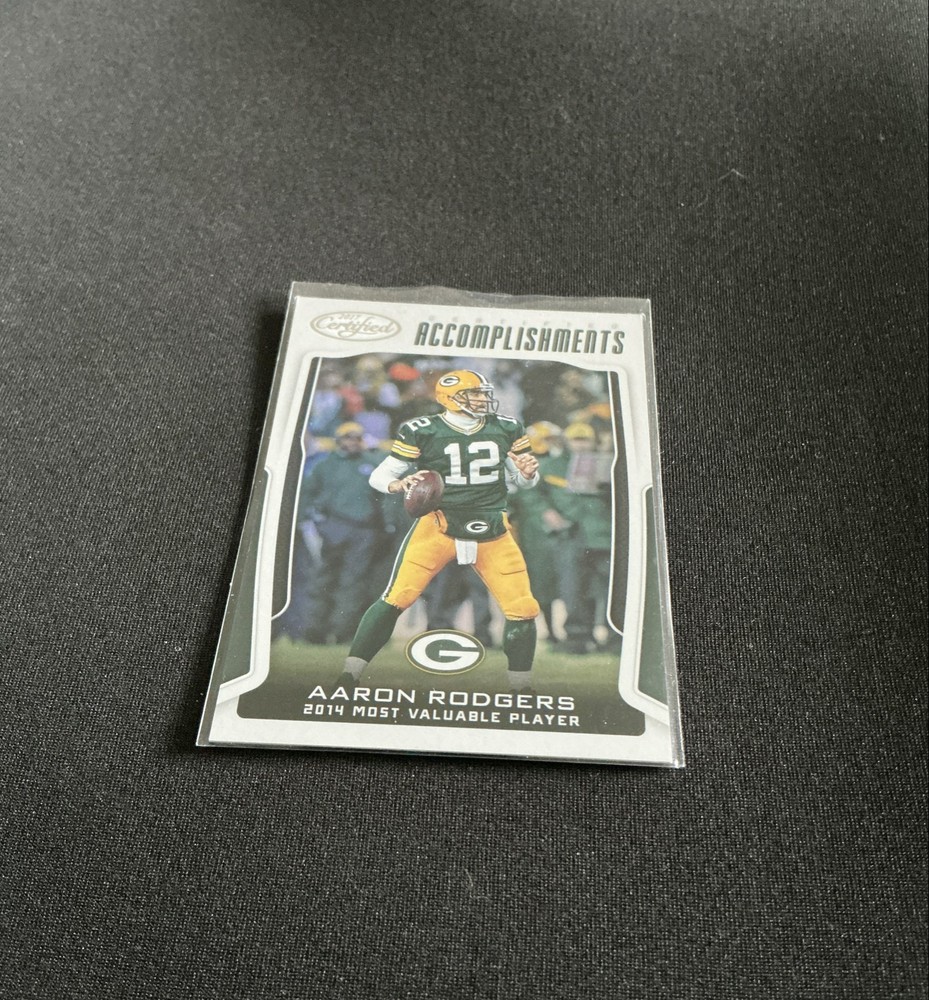 2017 Panini Certified – Certified Accomplishments Aaron Rodgers #CA-AR