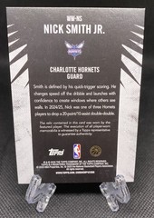 2025-26 Topps – Woven Wonders Relics Nick Smith Jr. #WW-NS (MEM)