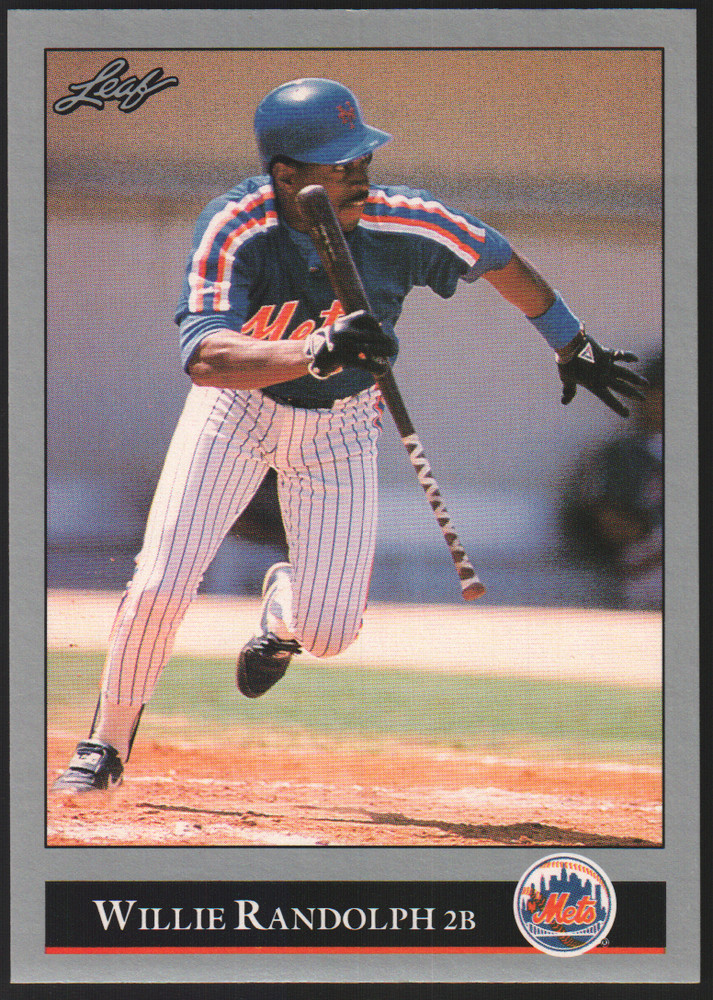 1992 Leaf Baseball #240b – Willie Randolph VAR – New York Mets 92-1531