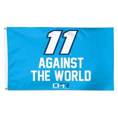 Denny Hamlin #11 Against The World Nascar Car Racing 2×3,3×5 FT Flag USA Ship