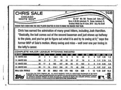 2014 Topps Red Foil #148 Chris Sale White Sox