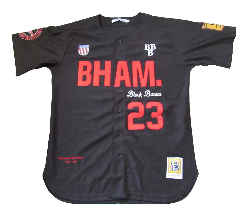 Birmingham BHAM Black Barons #23 Negro League Stitched Jersey Sz L NWT $125