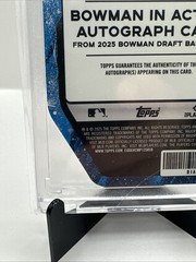 2025 Bowman Draft – Bowman in Action Autographs George Lombard Jr. Gold /50