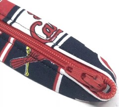 St. Louis Cardinals Red, Navy & White « Cardinal Logo » Handmade Keychain Lanyard