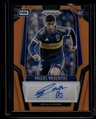 2025-26 Prizm FIFA Soccer Miguel Merentiel Signatures Orange /49