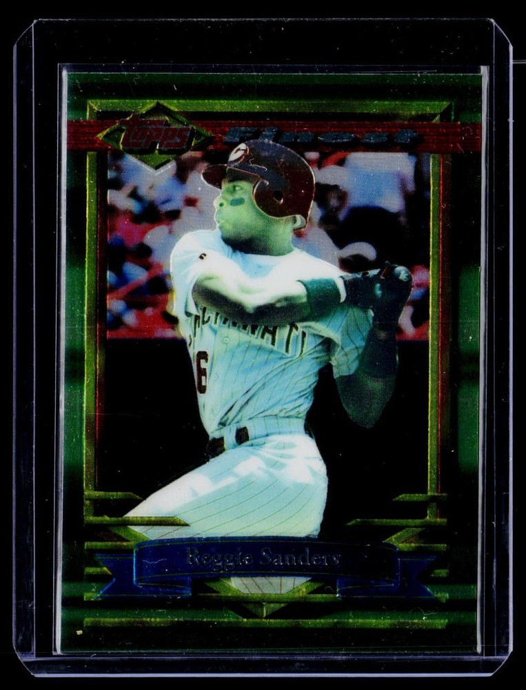 Reggie Sanders 1994 Finest #43 Cincinnati Reds