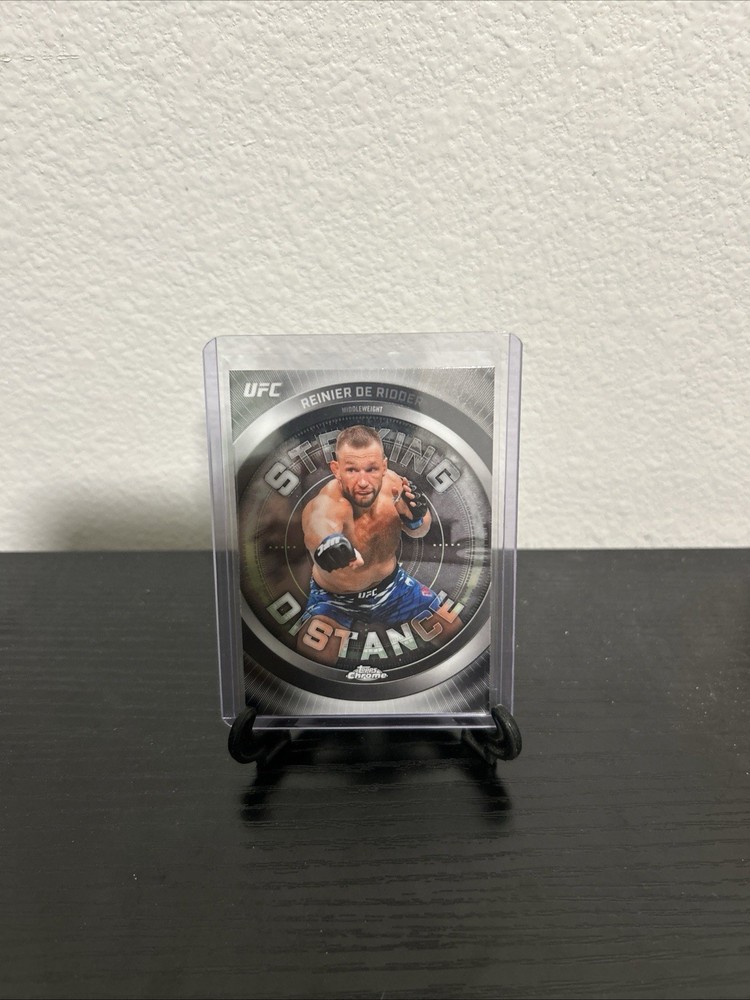 2026 UFC Topps Chrome Striking Distance #SD-12 Reinier De Ridder