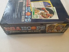 1990-91 NBA Hoops Basketball Sealed Box 36 Packs Mendez Brothers