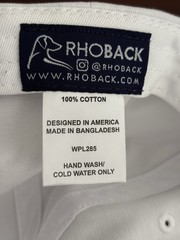 NWOT Rhoback Pin Script Classic Azalea Flag Hat Cap Masters 2026 Golf Adjus RARE