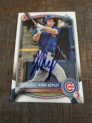 2025 Bowman Draft 1st Kane Kepley Autographed Signed Auto Cubs Auto BD-200