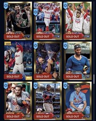 Topps Bunt Digital Iconic 135 Cards Lot