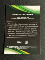 2025 Topps Chrome Tennis Carlos Alcaraz Hyper Prism Refractor #1