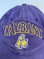 UAlbany Great Danes Hat Purple Adjustable Snapback Cap ML Caps University Albany