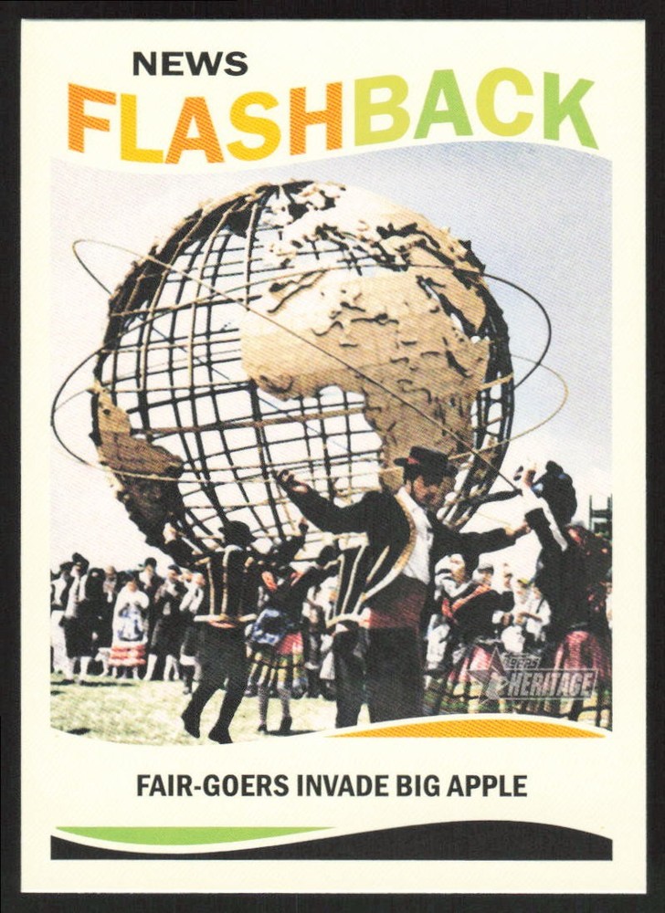 2013 Topps Heritage News Flashbacks Fair-Goers Invade Big Apple #NF-WF