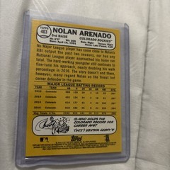 2017 Topps Heritage #403c Nolan Arenado Action Image