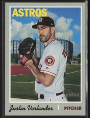 2019 Topps Heritage #426 Justin Verlander Short Print SP