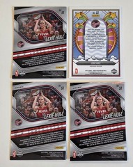(4) 2025 Panini Prizm WNBA LEXIE HULL! SILVER & WHITE SEISMIC PRIZMS, Insert +++