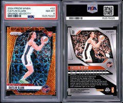 2024 Panini Prizm WNBA – Caitlin Clark #22 Orange Velocity Prizm (RC)