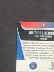 2026 Topps Chrome UCC – Ousmane Dembele #3 Pink X-Fractor /250 – PSG