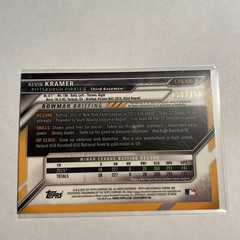 2016 Bowman Chrome Prospect Blue Refractor #CPA-KK Kevin Kramer AUTO /150