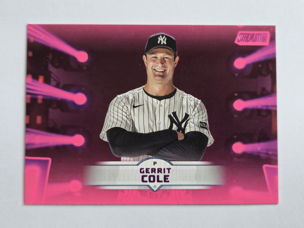 2025 Topps Stadium Club Gerrit Cole #140 Pink Fat Pack Exclusive