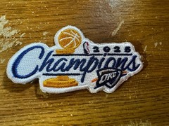Iron Patch 2025 Champions MLB OKC Oklahoma 4×4 Inches