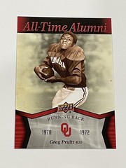 2011 Upper Deck Oklahoma Football All-Time Alumni – Greg Pruitt – Sooners