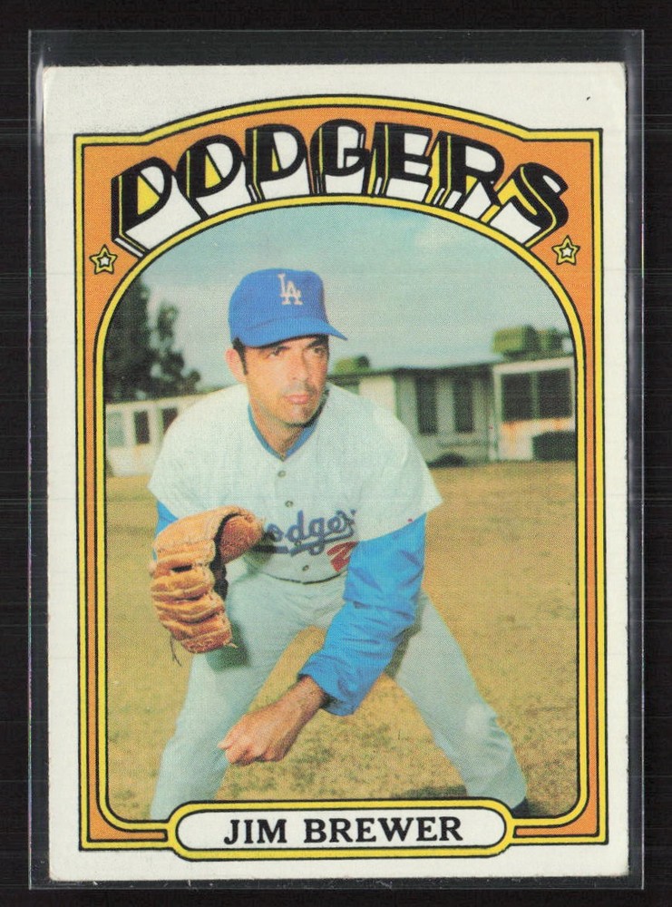 1972 Topps #151 Jim Brewer – EX/EX+ Set Break!