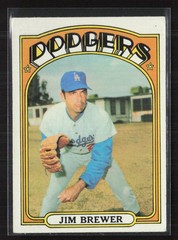 1972 Topps #151 Jim Brewer – EX/EX+ Set Break!