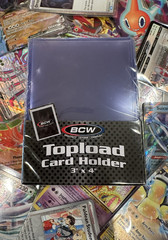 BCW Topload Card Holders 3&Prime; X 4&Prime; – 25 Holders (1-TLCH-N)