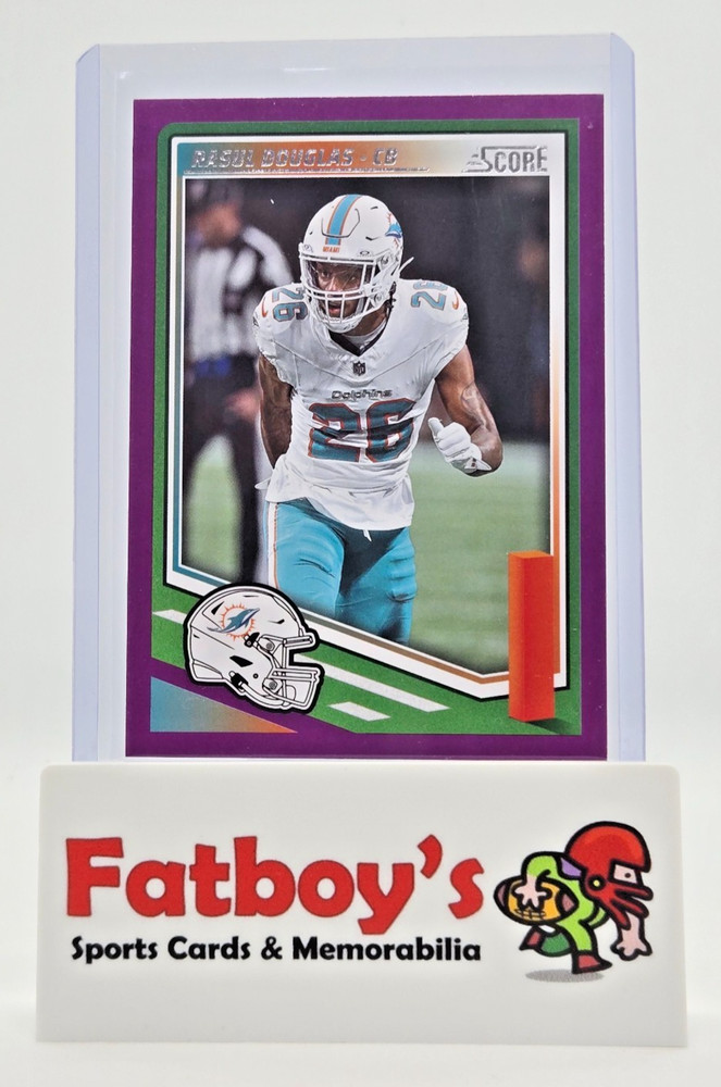 2025 Panini Score Rasul Douglas Supplemental Premium Purple Base LP Card