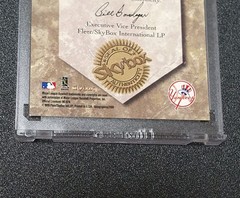 2000 SkyBox Autographics Purple Foil Derek Jeter Auto HOF 47/50 Century Marks SP
