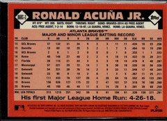 2021 Topps Chrome #86BC-3 Ronald Acuña Jr. 1986 Topps Baseball 35th Anniversary