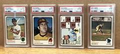 PSA LOT 4 1973 Topps Baseball #620 HARPER #377 EXPOS #456 GREEN #381 ROMO