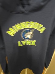Minnesota Lynx WNBA Blue Pullover Hoodie Sweatshirt Team Logo Fanatics Size 2xl