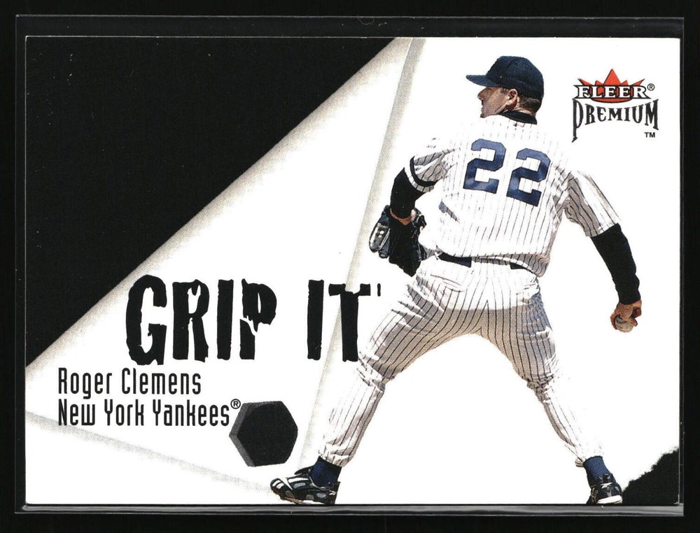 Roger Clemens / Derek Jeter 2001 Fleer Premium #1 GR Grip It and Rip It Yankees