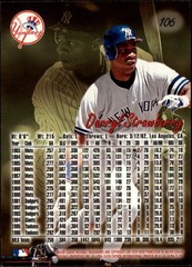 1997 Ultra Baseball Card #106 Darryl Strawberry