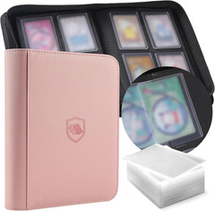 Top Loader Binder 9 Pocket, Holds 360 Toploaders, 100 Toploaders INCLUDED | Topl