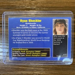 2003 Sports Illustrated for Kids #405 Ryan Sheckler Rookie Skateboard Card