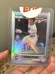 2022 Topps Chrome Update Factory Sealed Steven Kwan Auto RC Rookie #AC-SK