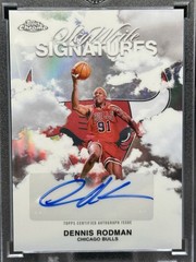 2025 Topps Chrome Dennis Rodman Sky Write Signatures Refractor Auto Bulls