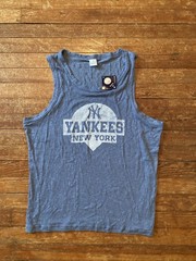 Women&rsquo;s New York Yankees Tank Top 1X Plus Size Soft as a Grape Navy NWT New
