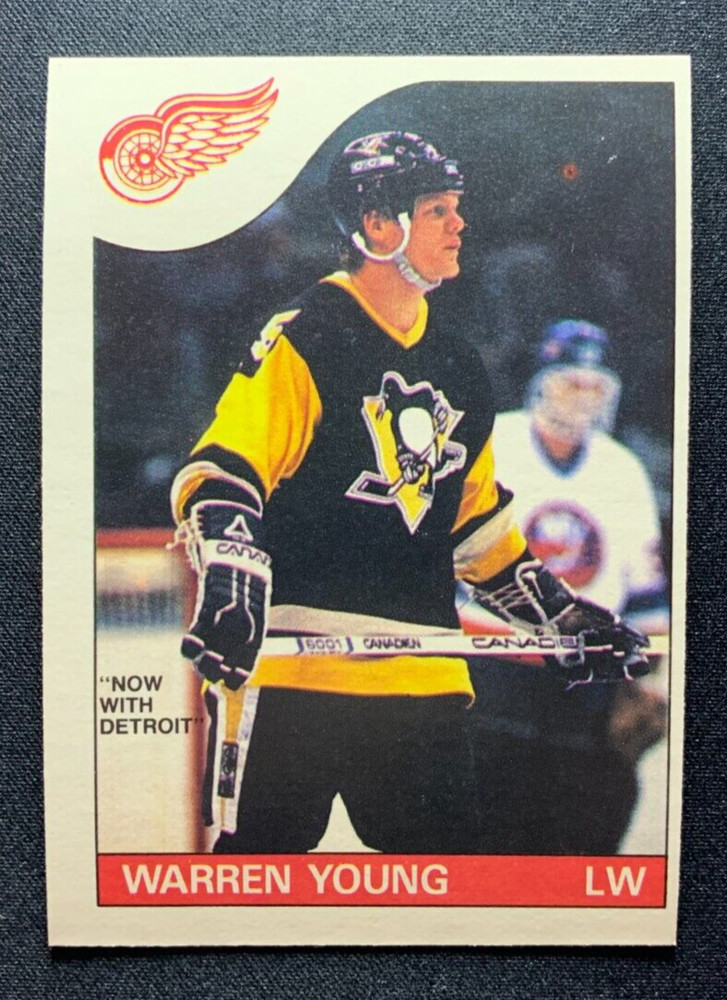 1985-86 O-Pee-Chee #152 Warren Young RC Red Wings