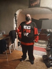ECW Extreme Championship Wrestling EC F&rsquo;N W Hardcore 69 Mens Jersey